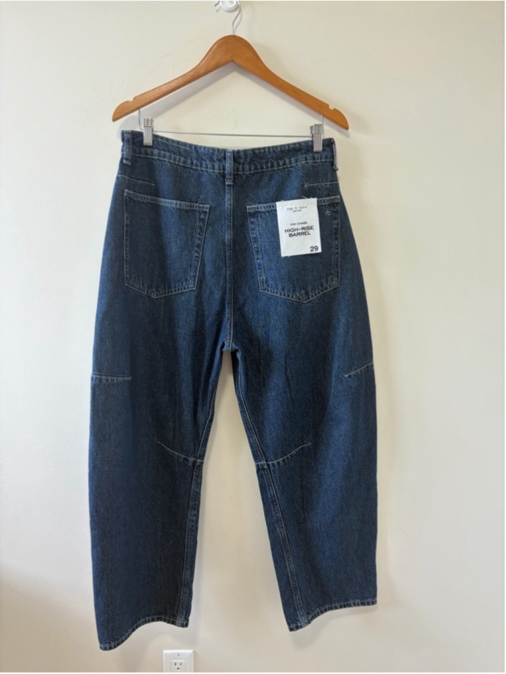 Rag & Bone Chase High Waist Barrel Leg Jeans Size 29 - Picture 4 of 11